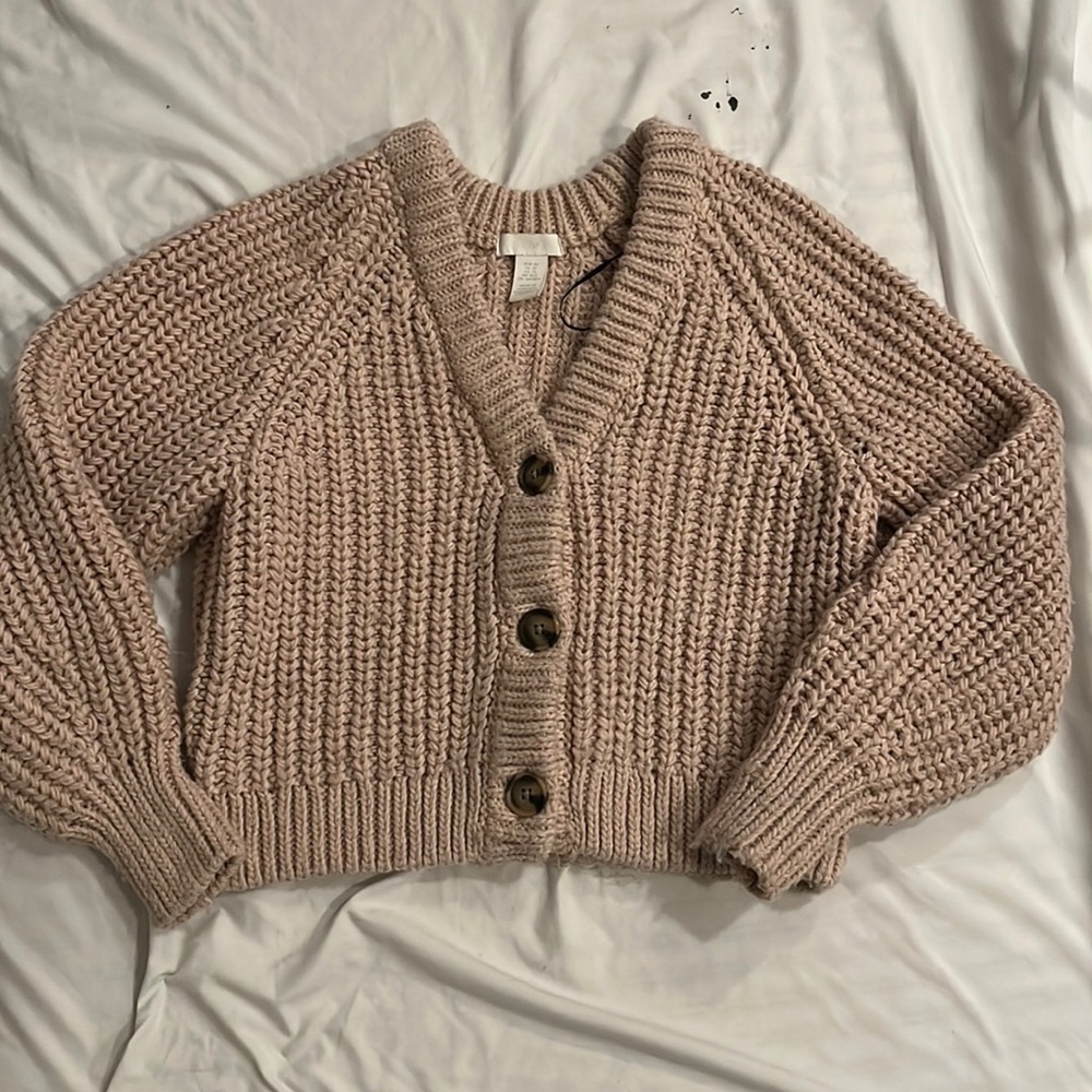 Button up sweater